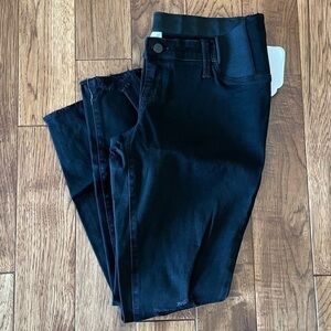 Ingrid & Isabel Under The Belly Maternity Distressed Black Jeans